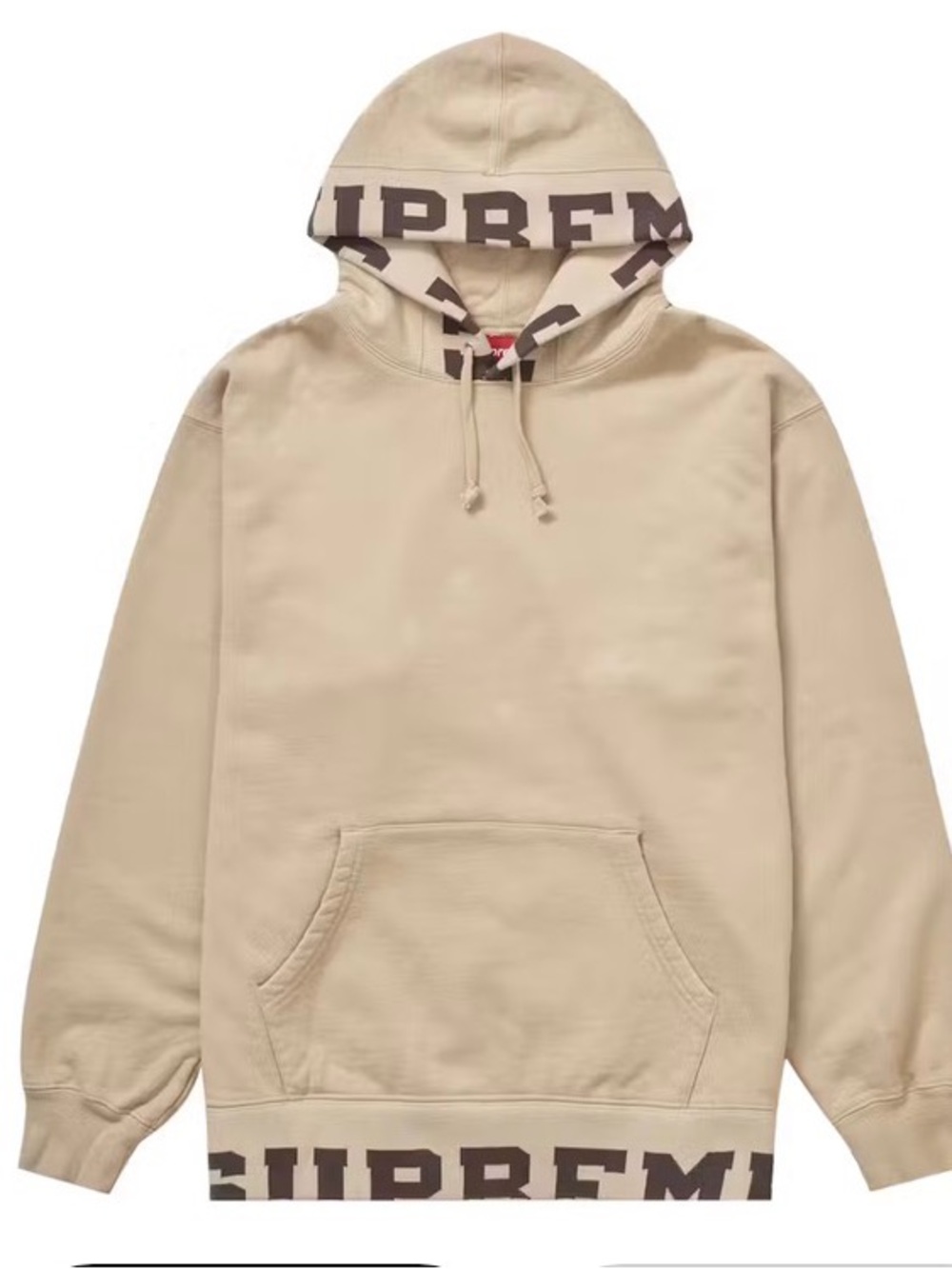 Supreme Cropped Logo - Hoodie - Men's